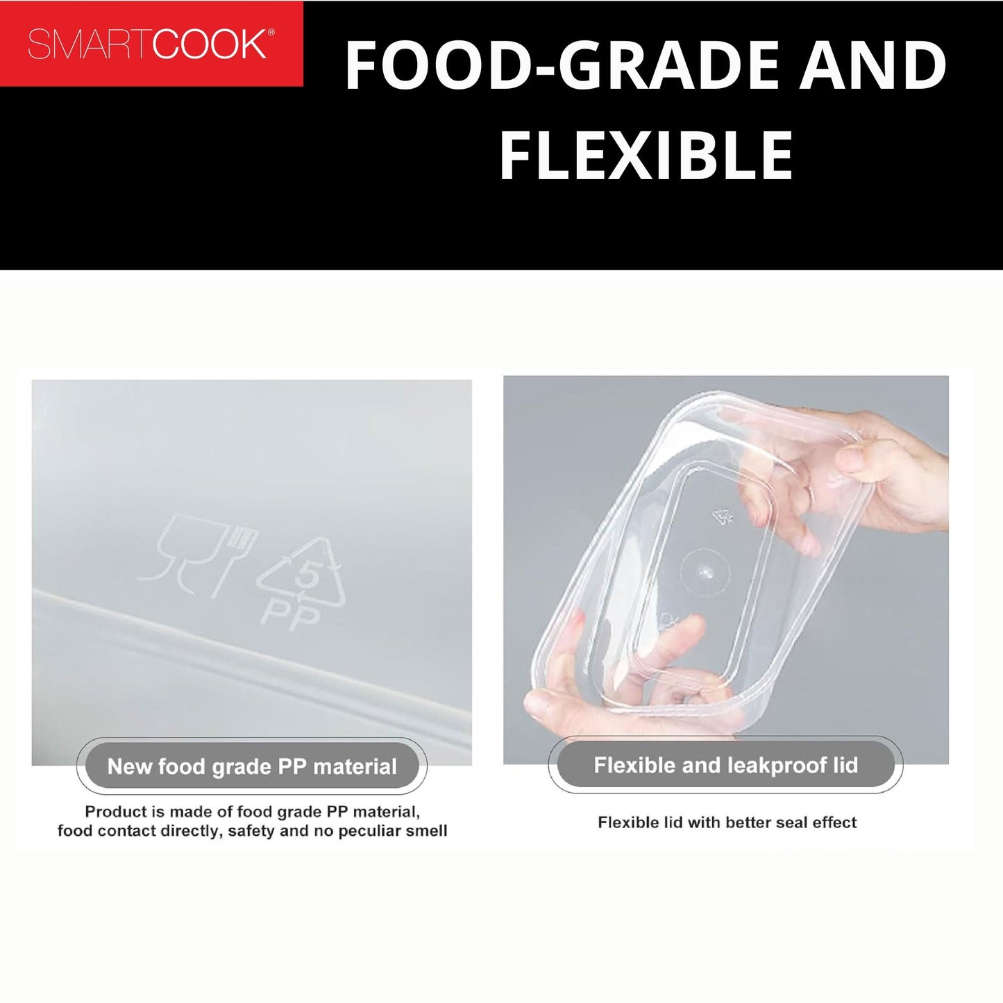 [SHOP] Smartcook 40 pcs Kitchen Food Storage Box Set (Blue), Food Storage Container, Refrigerator, Sugar Cookies Storage Box Case, Fruit, Vegetables, Meat, Sandwiches, Containers With Lids Utensils Airtight, Plastic food storage box