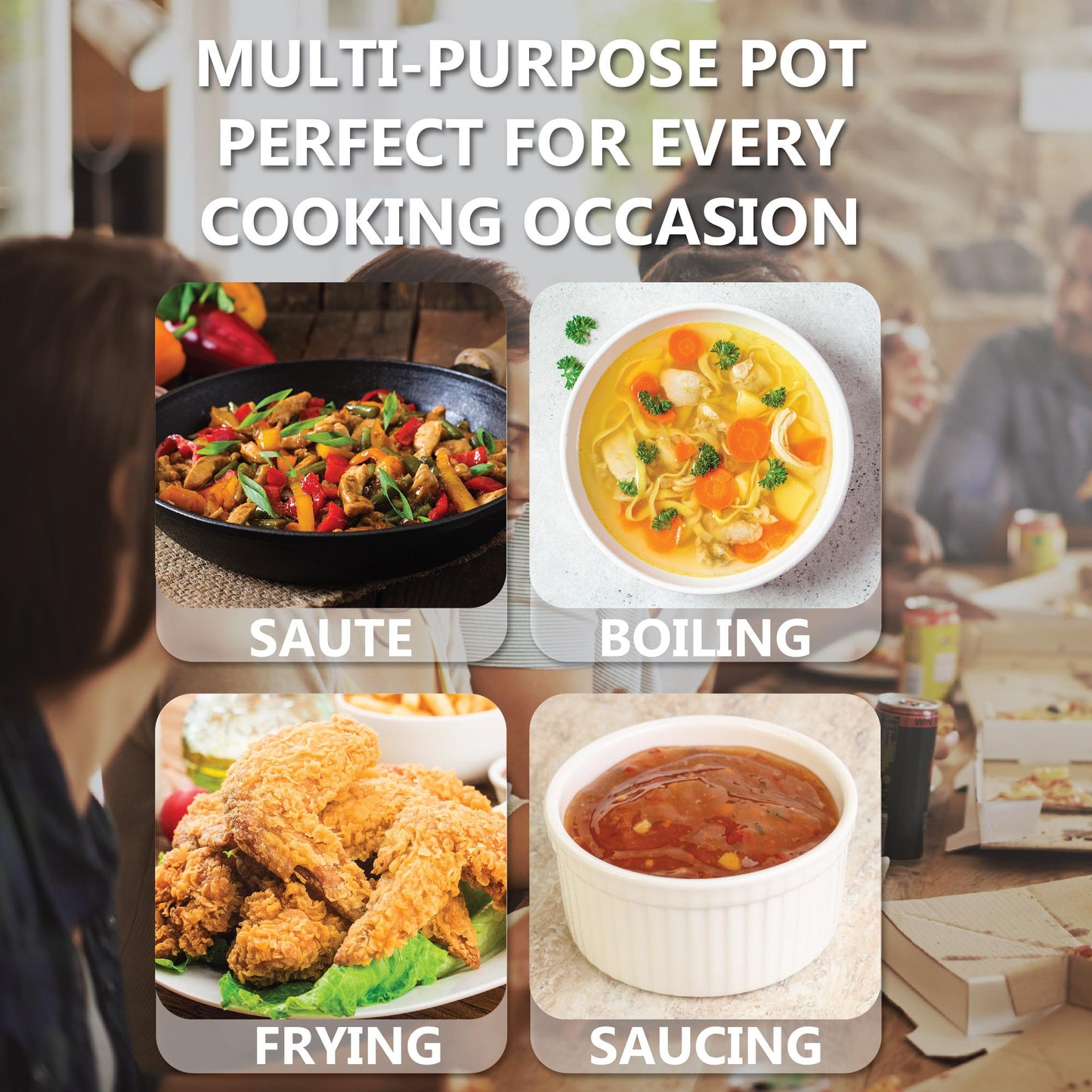 SmartCook Nonstick 2-Quart Stainless Steel Small Pan/Saucepan/Soup Pot Mini with Tempered Glass Lid - Chef's Classic Multipurpose Sauce Pot, Stay-Cool Handle, Compatible with All Stovetops, Dishwasher Safe pots and